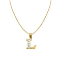 Precious Stars PT2056L-CH227-22 22 in. 14K Two Tone Gold Diamond-Cut I